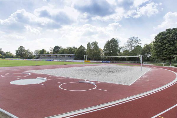 Anlage für Kugelstoßen und Beachvolleyball in Heidelberg