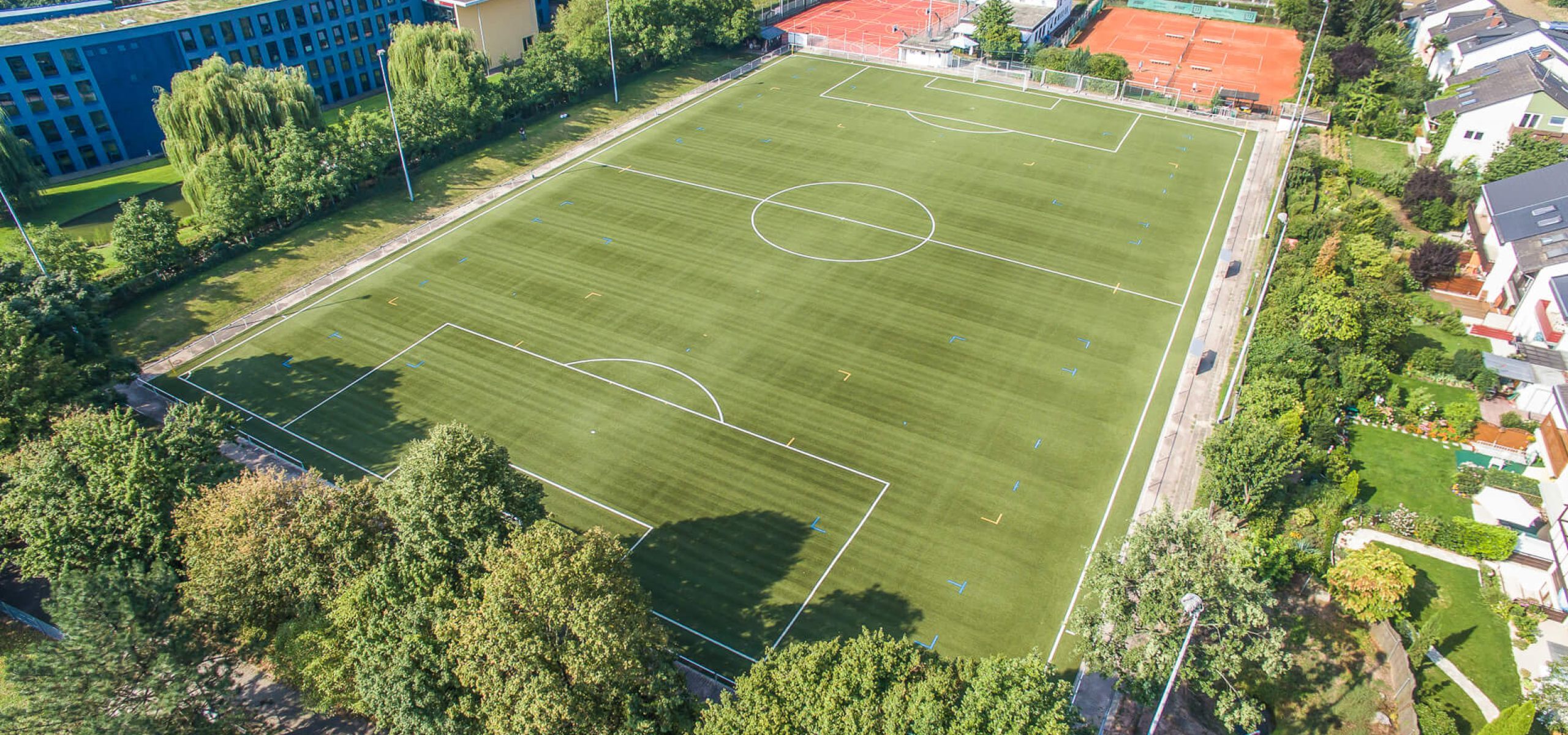 Umbau  der Sportanlage in Heidelberg Wieblingen